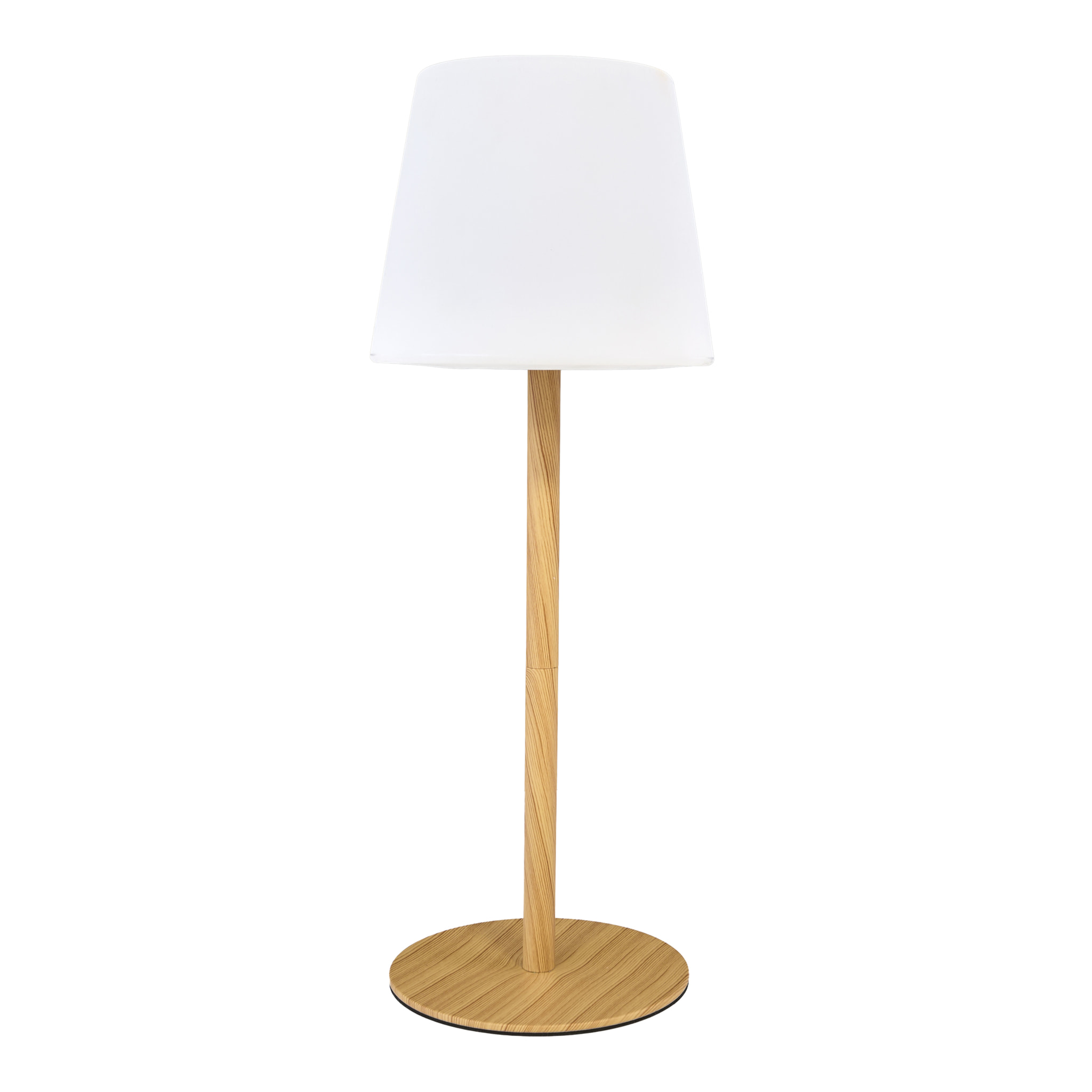 Lampe Effet Bois Rechargeable Ip44 H40cm