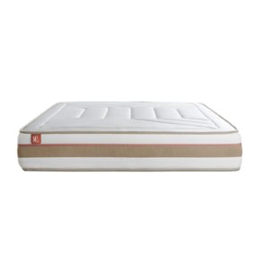 Matelas Le Tendre - 28cm - Ressorts ensachés et mémoire de forme - Confortable, stable et responsable. - Soutien Equilibré