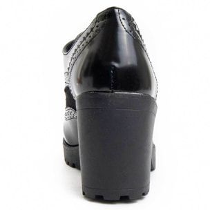 Zapato De Tacón - Negro - Altura: 7 Cm