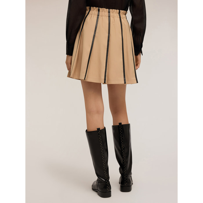 Motivi - Camisa de organza con bolsillos - Negro