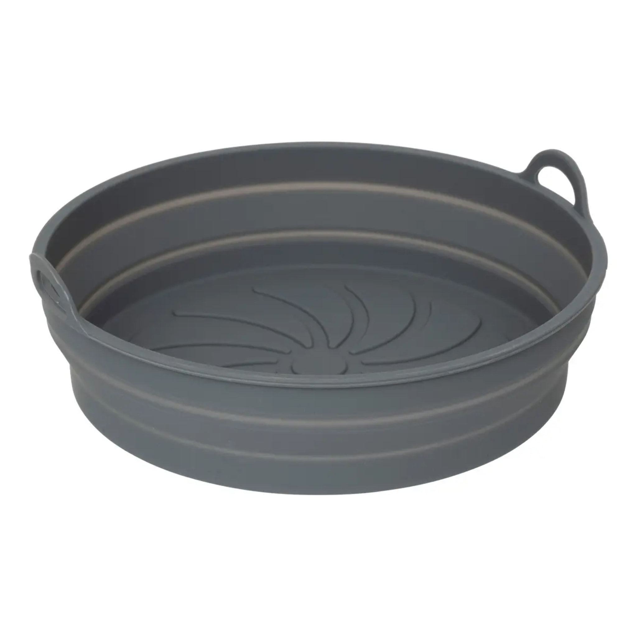 Panier Airfryer Essentiels 21x22x6,5cm gris en silicone