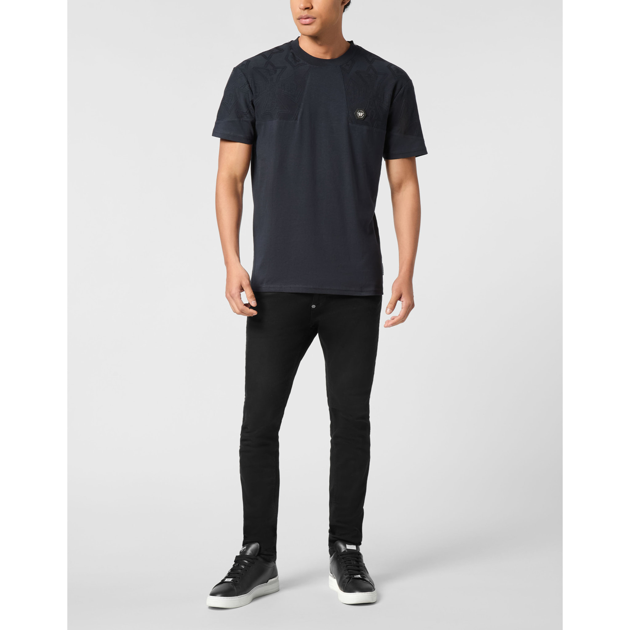 PHILIPP PLEIN Camiseta Cuello Redondo Ss CREST