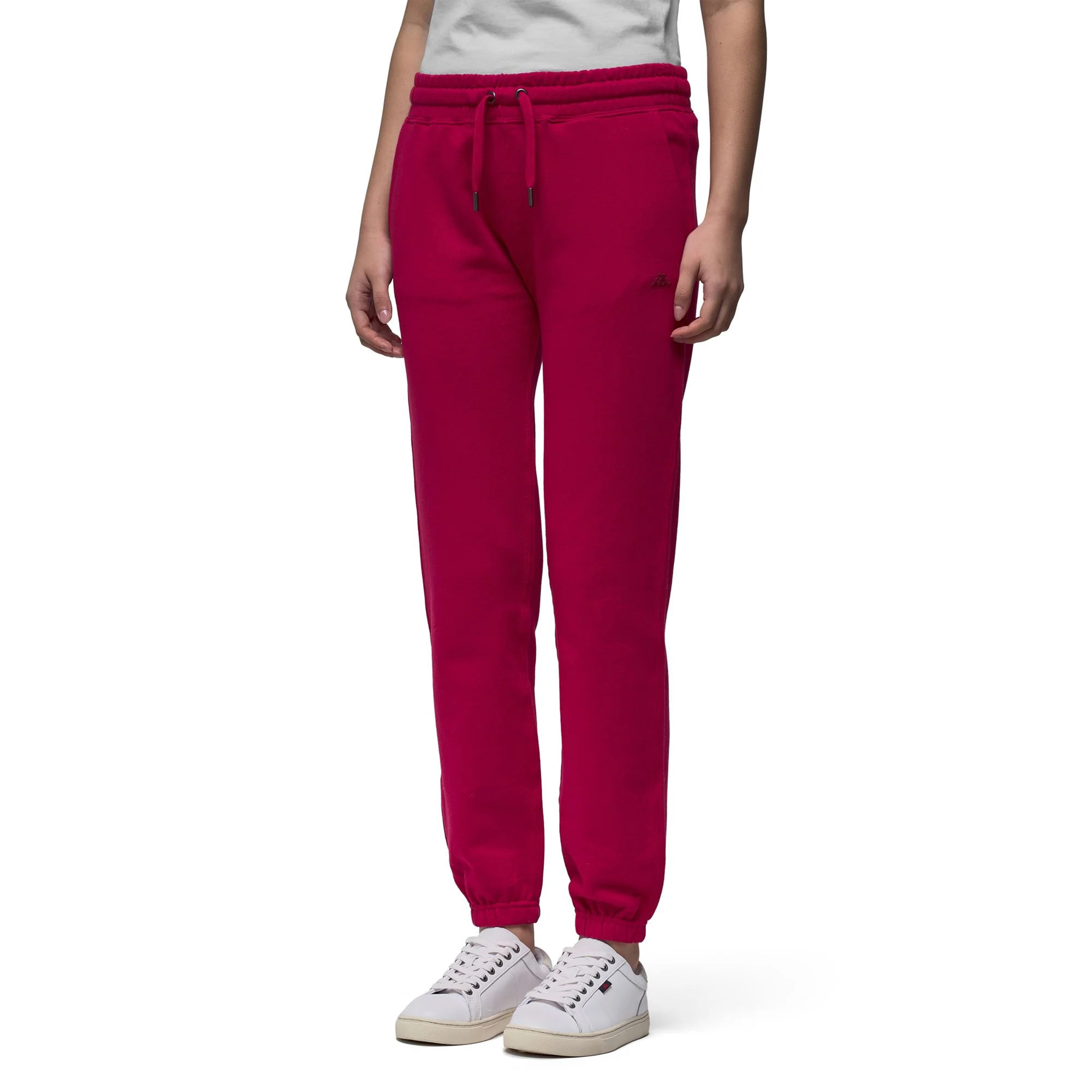 Kappa - Pantalones Mujer Rojo - Karima French Terry