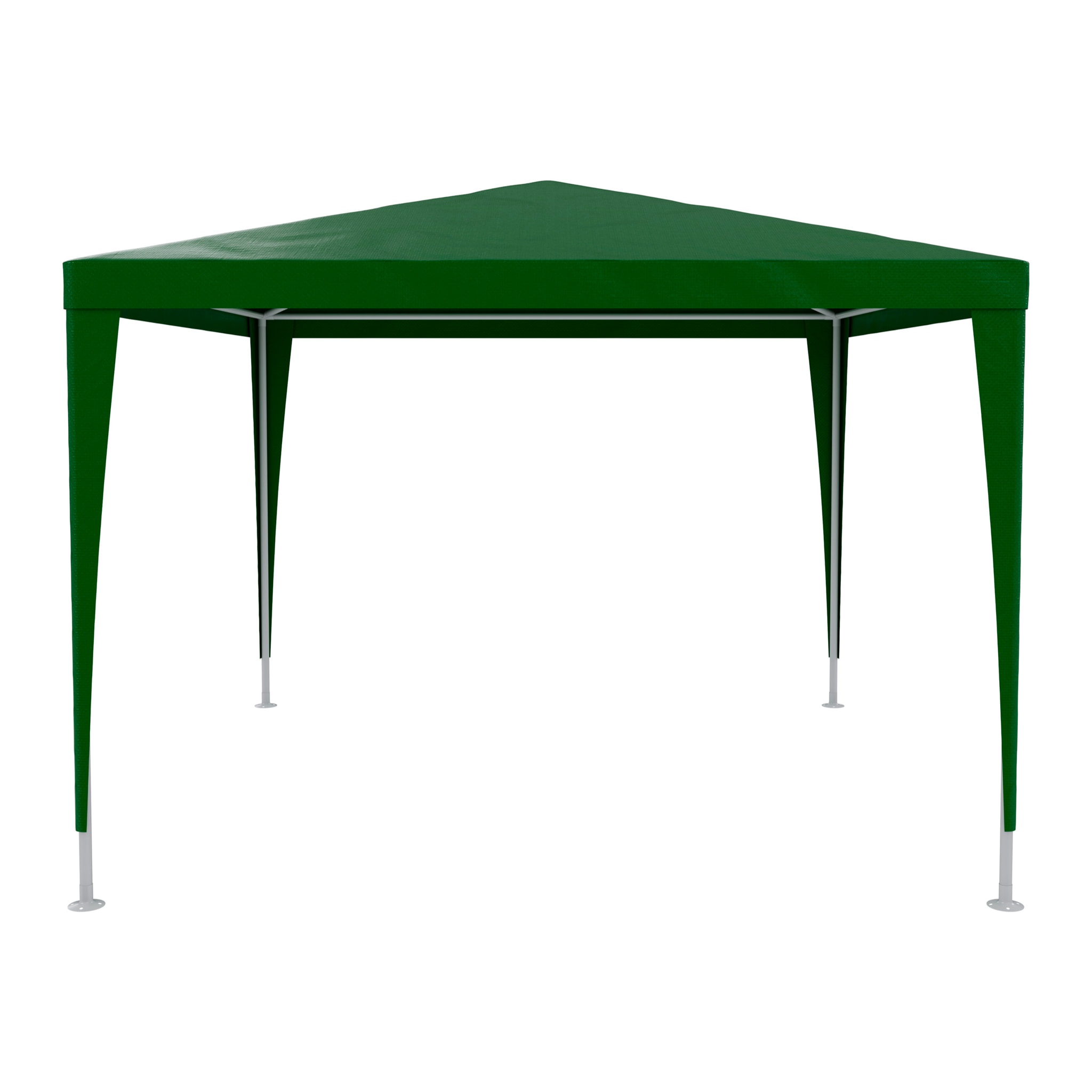 Gazebo 3x3 M Struttura Acciaio Copertura PE 110 gr/m² Impermeabile Idrorepellente Resistente Raggi UV Tenda Picnic Campeggio Esterno Giardino Verde