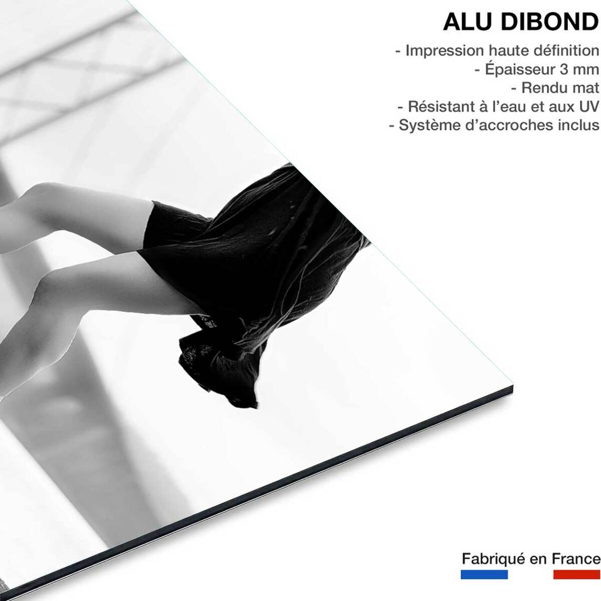 Tableau d'art skater girl Tableau alu Dibond