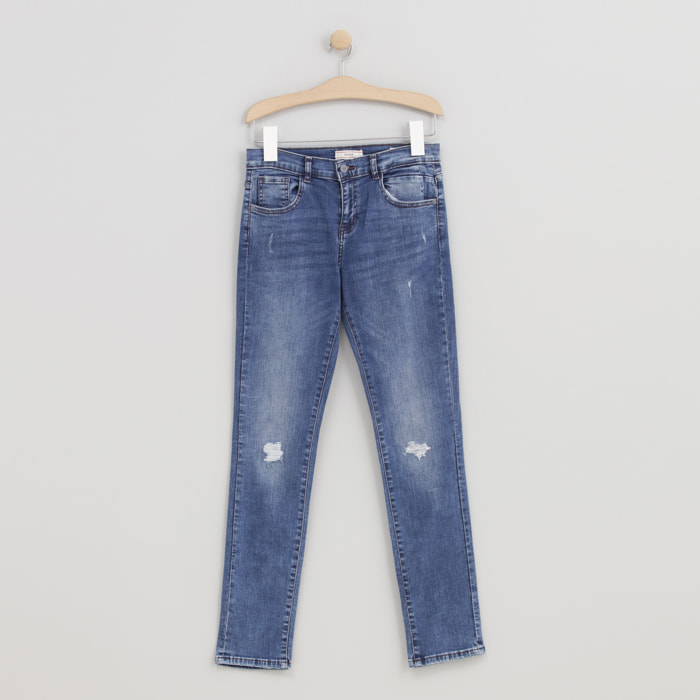 Jeans - cotone - blu denim