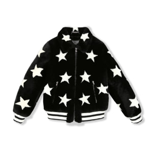 PHILIPP PLEIN Leather Bomber Stars