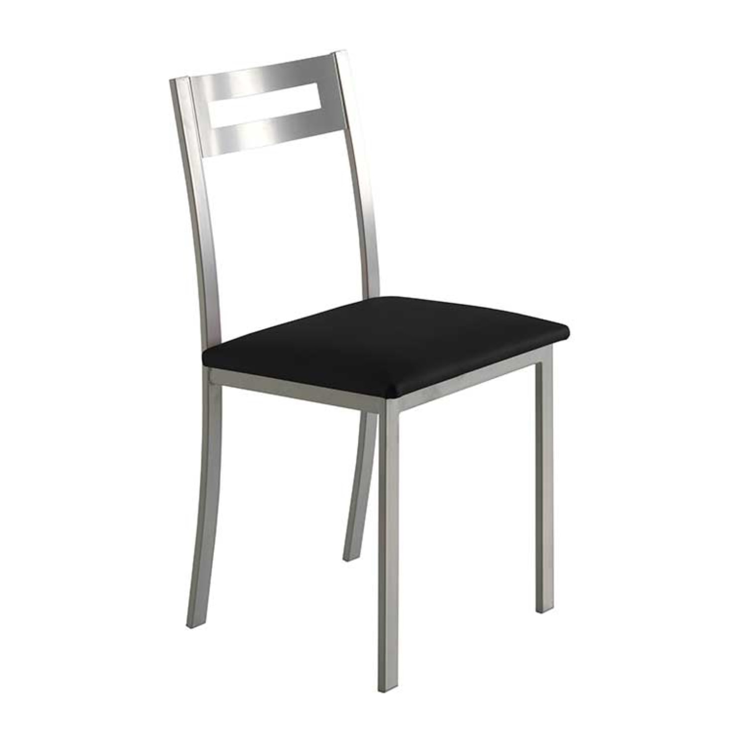 Set de 4 sillas – Polipiel y metal