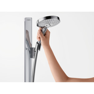 Set de douche 120 3jet avec barre Uninca'E 150 cm et porte-savon chromé Raindance Select