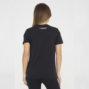 T-shirt in cotone da ginnastica GAMINEDE nera