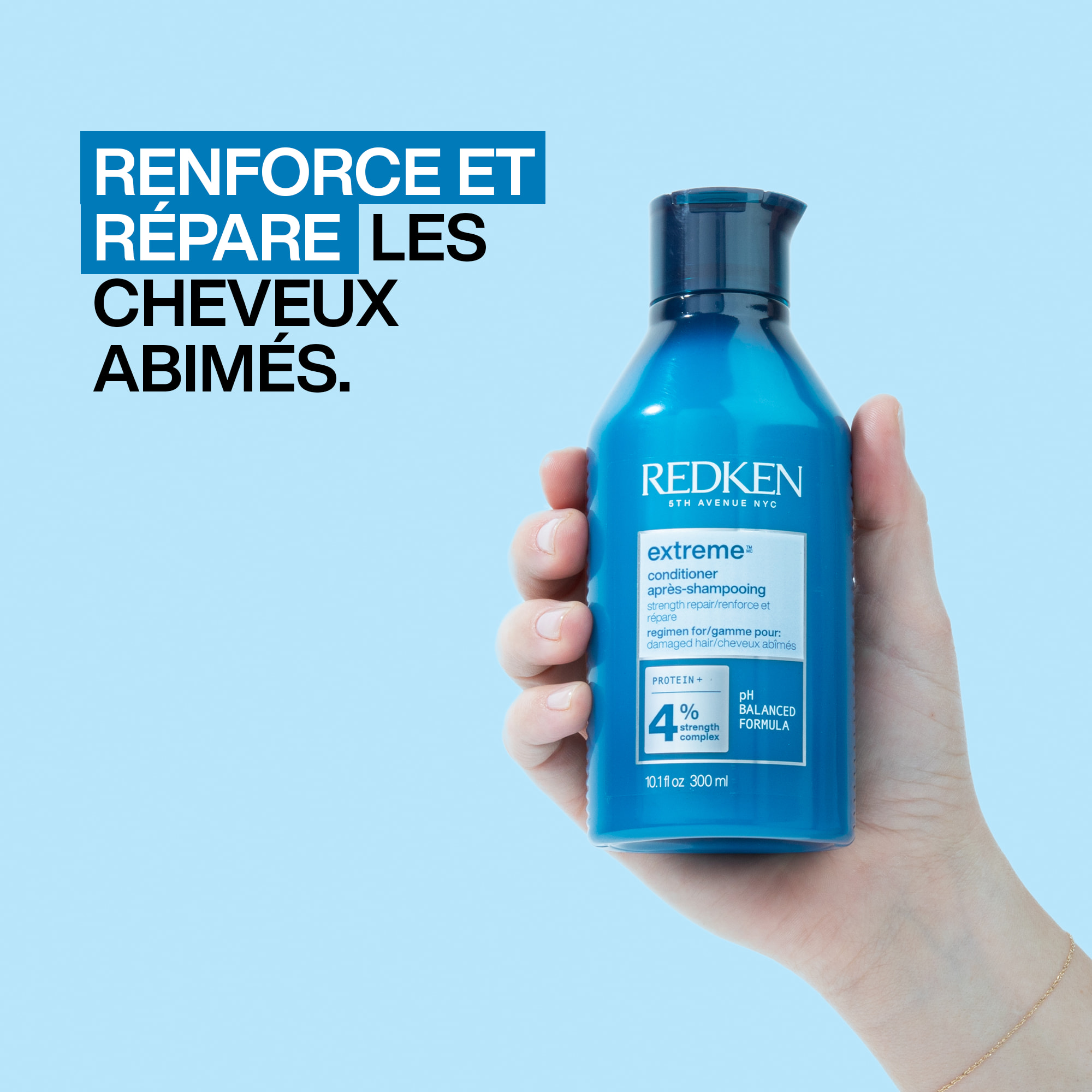 Extreme Après-shampoing Fortifiant pour cheveux fragilisés 300ml