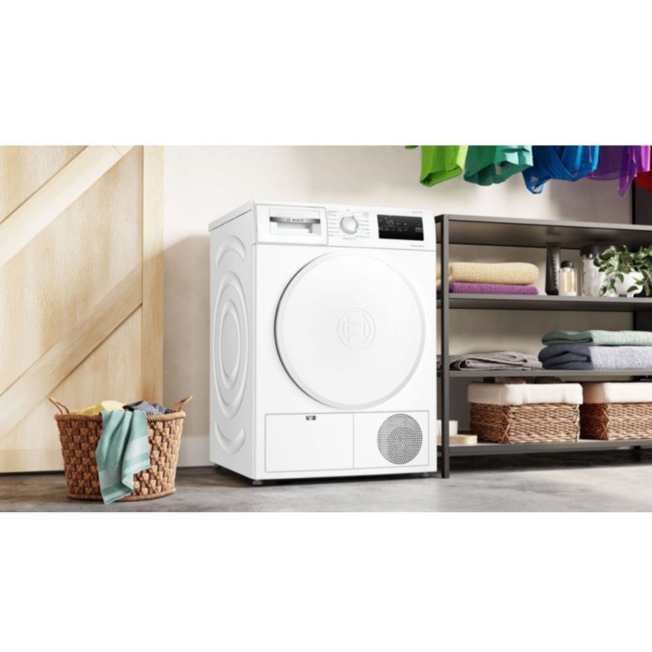 Sèche linge pompe à chaleur BOSCH WTH8300DFR 8kg - Soin quotidien & Soin expert & Anti-vibrations, Série 4