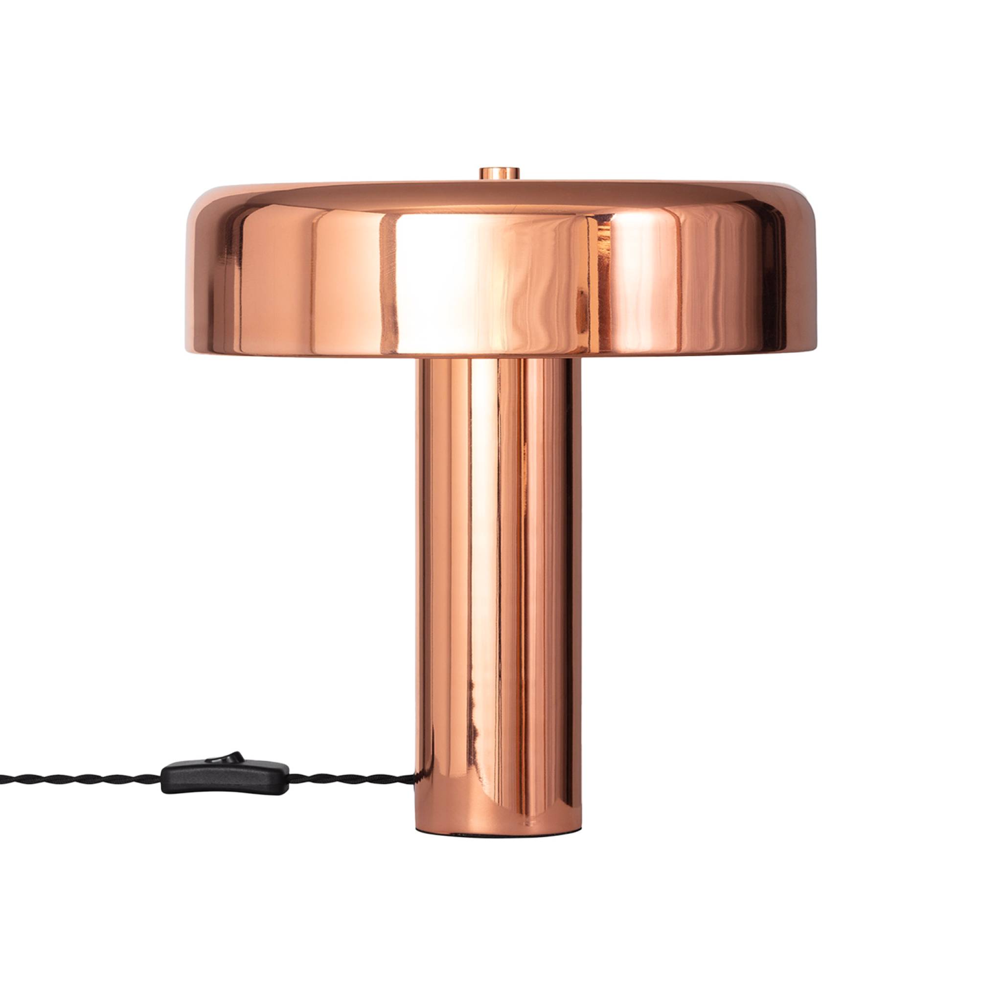 Lampe à poser métal Rudy or rose Ø 30cm