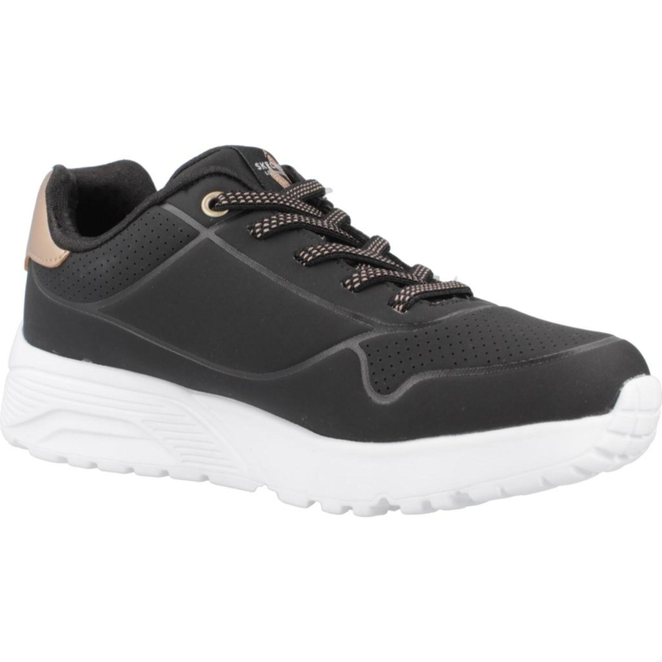 Zapatillas Niña Uno Lite-metallic Mo Negro