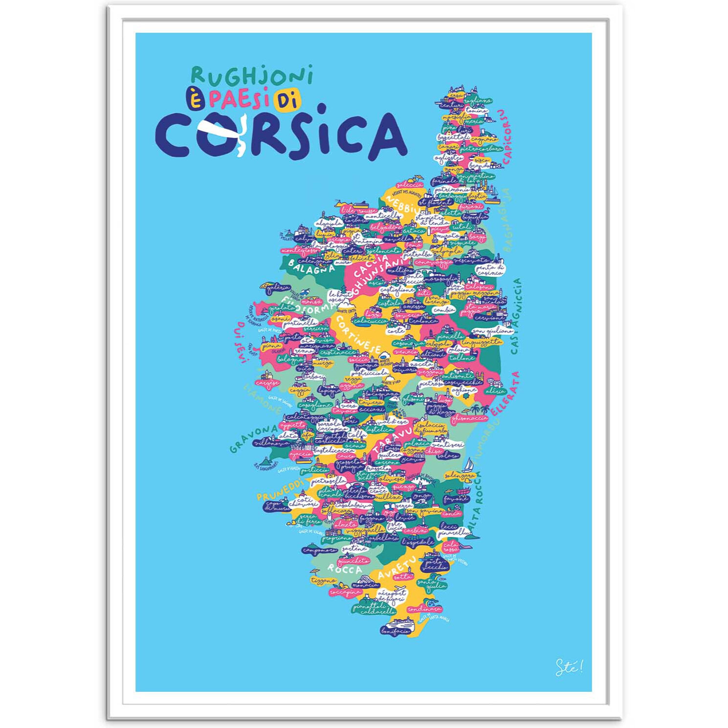 Affiche - Corse - Sté!