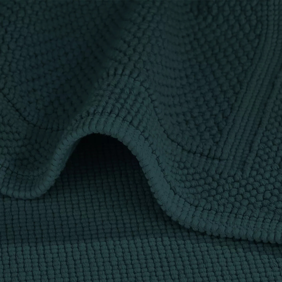 Tapis de bain pur coton 1700 g/m² uni vert Antica crepuscule