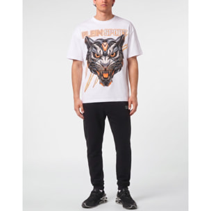 PLEIN SPORT Camiseta de cuello redondo y manga corta TIGER