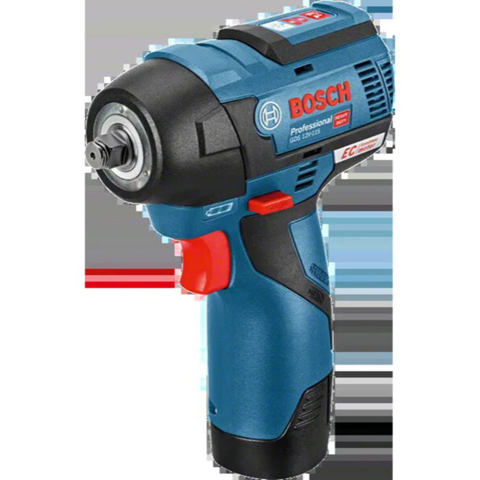 Visseuse à chocs GDS 12 V-115 - BOSCH - Sans chargeur ni batterie - L-BOXX - 06019E0102