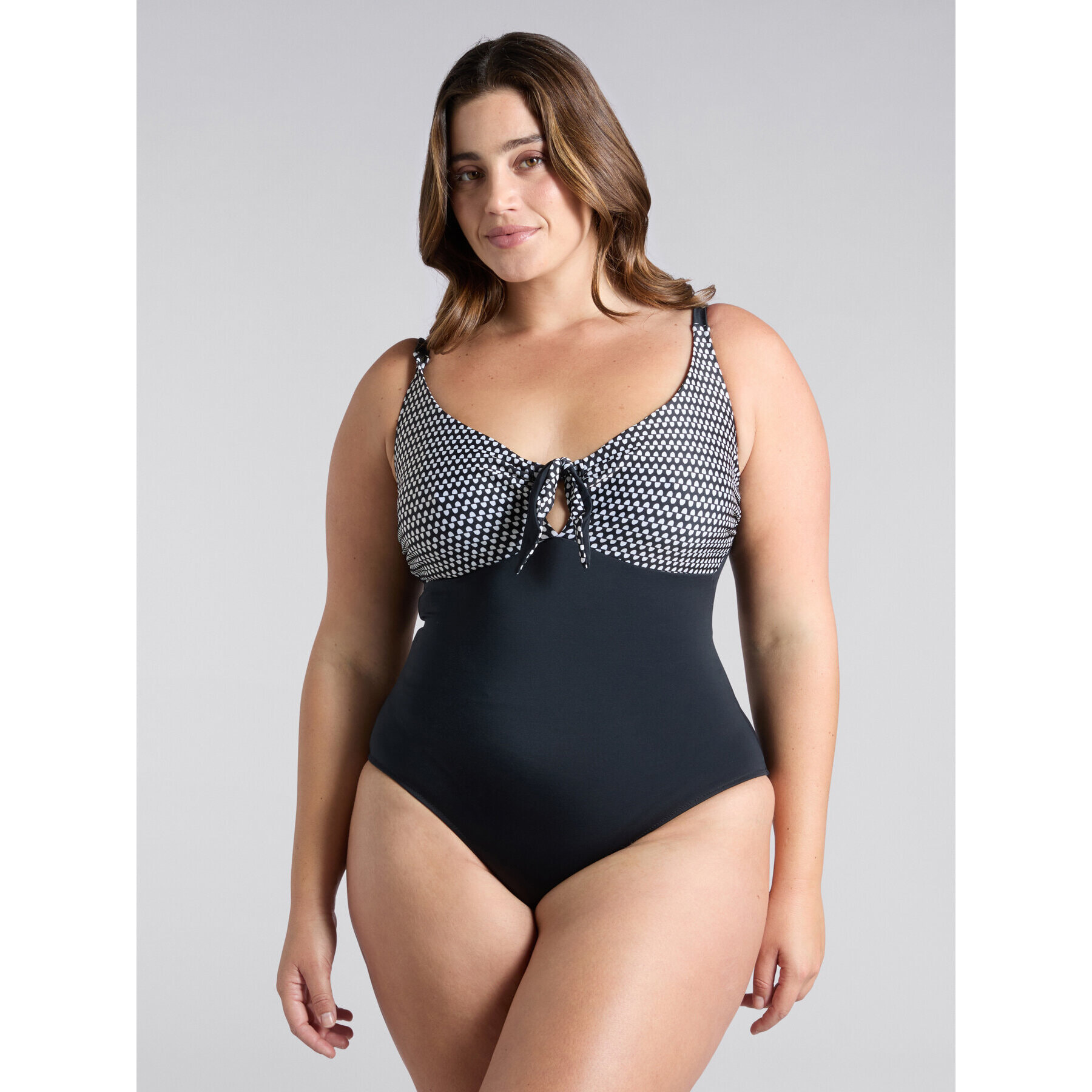 Fiorella Rubino - Bañador de una pieza con estampado tribal - Negro