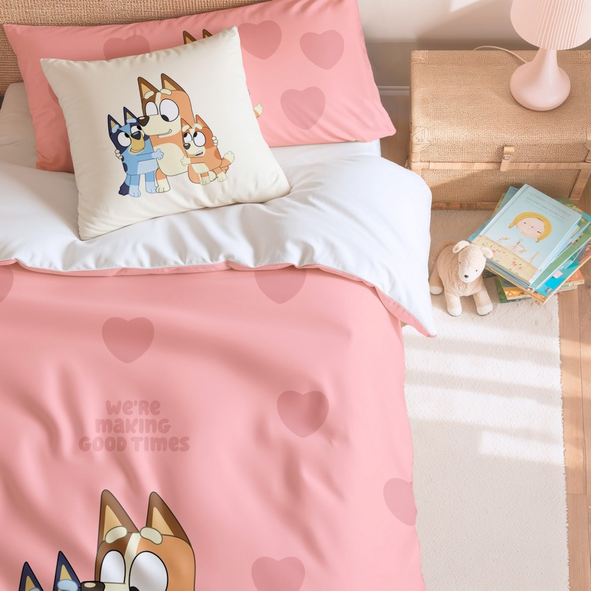 Funda nordica BLUEY + funda almohada 45x110