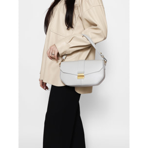Borsa a spalla da donna - Modello False - Vera pelle - 27.0 x 15.0 x 7.0 cm