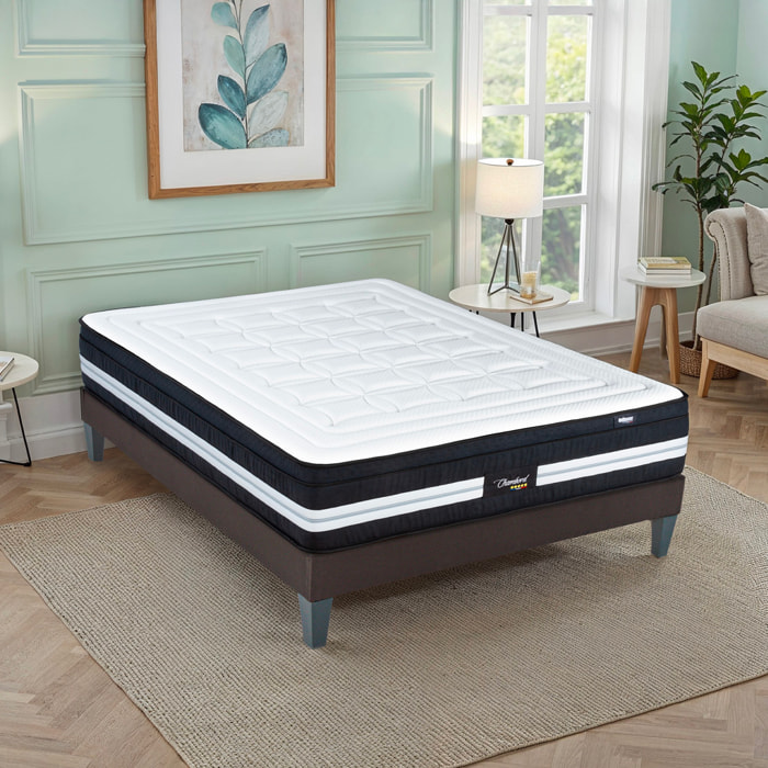 Matelas Chambord, 32 cm, Micro-Ressorts & Mémoire de Forme, Soutien Ferme, Aération Optimale