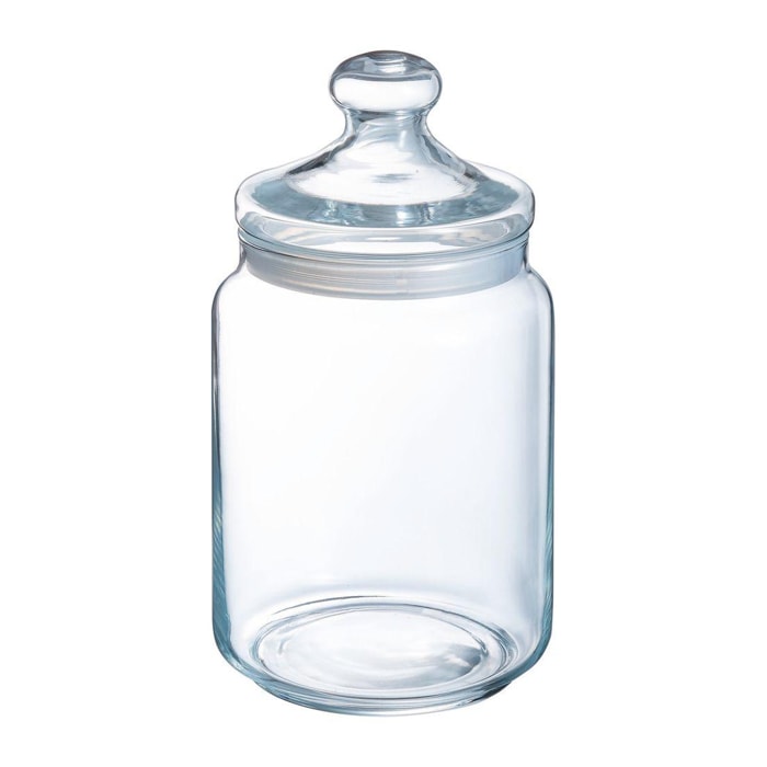 Pot de conservation 2L hermétique Pure Jar Club - Luminarc - verre trempé extra résistant