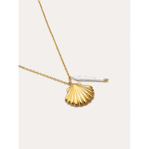 Collana Irida Acciao Placcato Oro