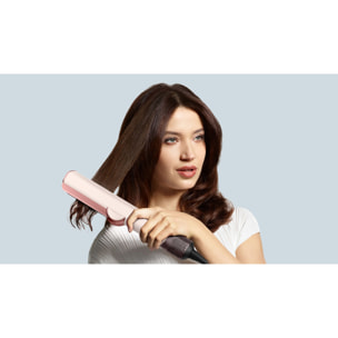 Asciugacapelli e piastra Dyson Airstrait™ (Oro rosa/Cipria)