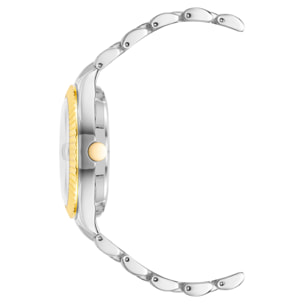 Reloj Nine West NW-2661SVTT Mujer Analogico Cuarzo con Correa de Metal