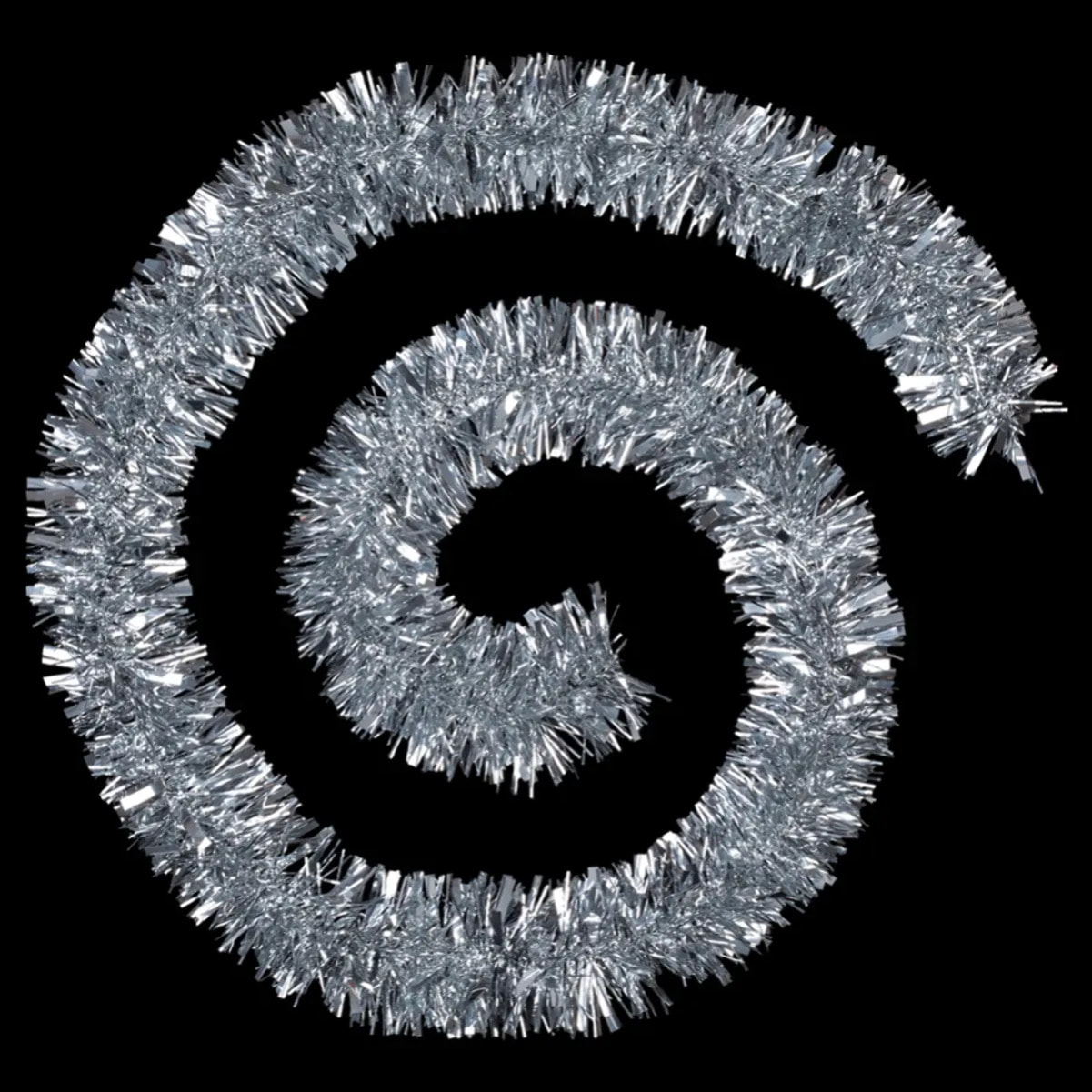 Guirlande boa argent 2M