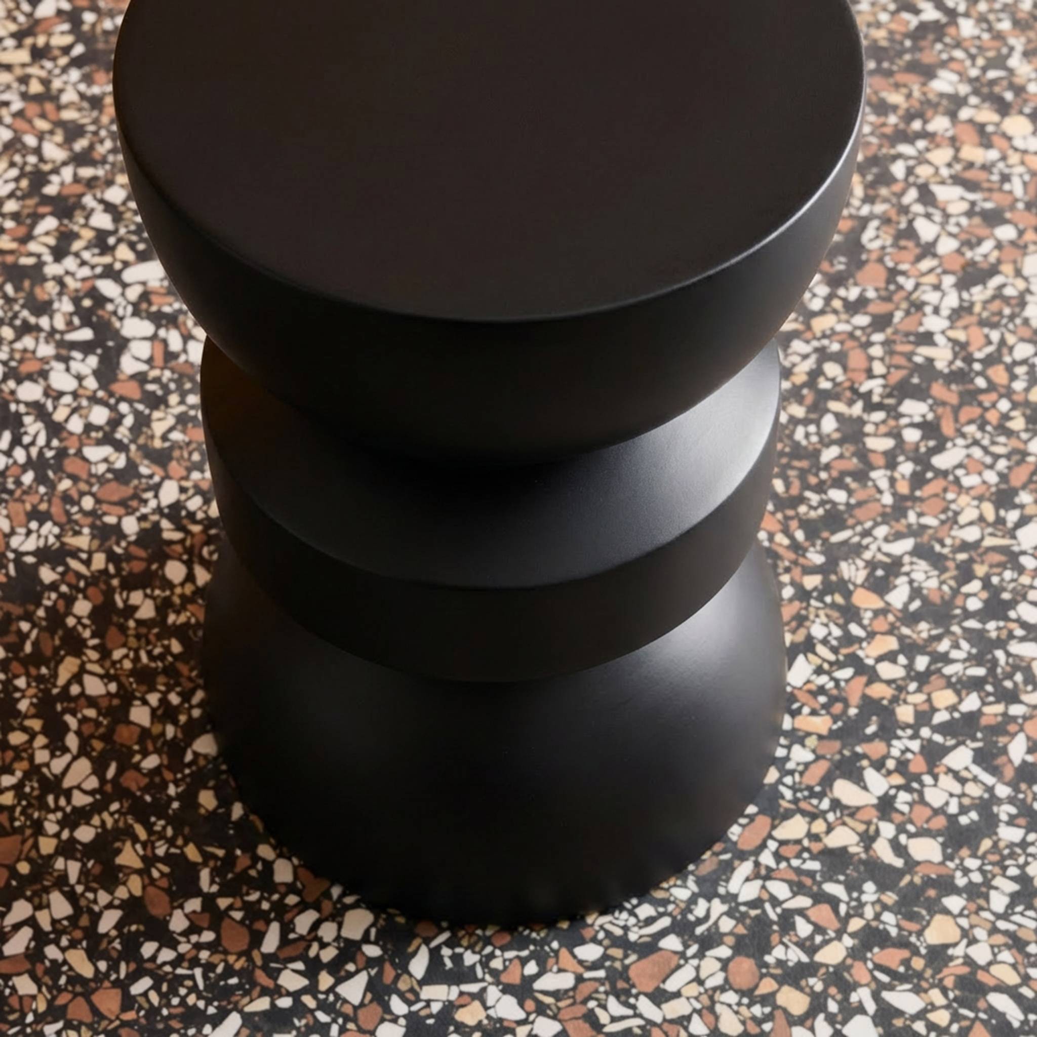 Table d'appoint, bout de canapé, table de chevet métal Ø32 x H43,5cm ASSA