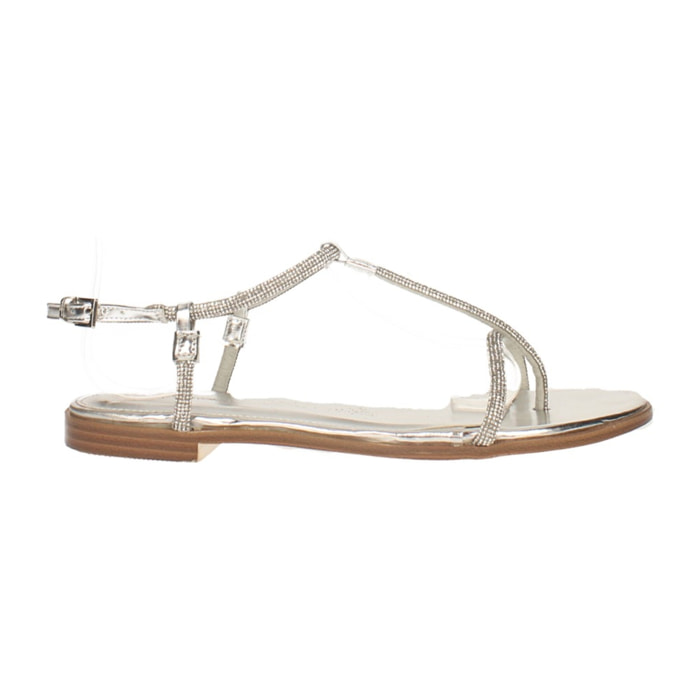 Sandali Donna Tata Italia Argentato