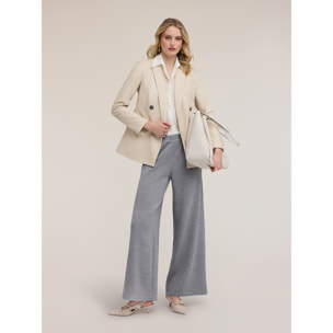 Motivi - Giacca blazer doppiopetto con revers - Bianco