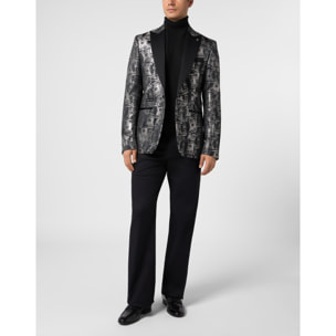 PHILIPP PLEIN Blazer All-Over Plein Dollars