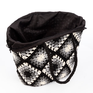 Zenson bolso de hombro mujer. Fabricado en algodón.