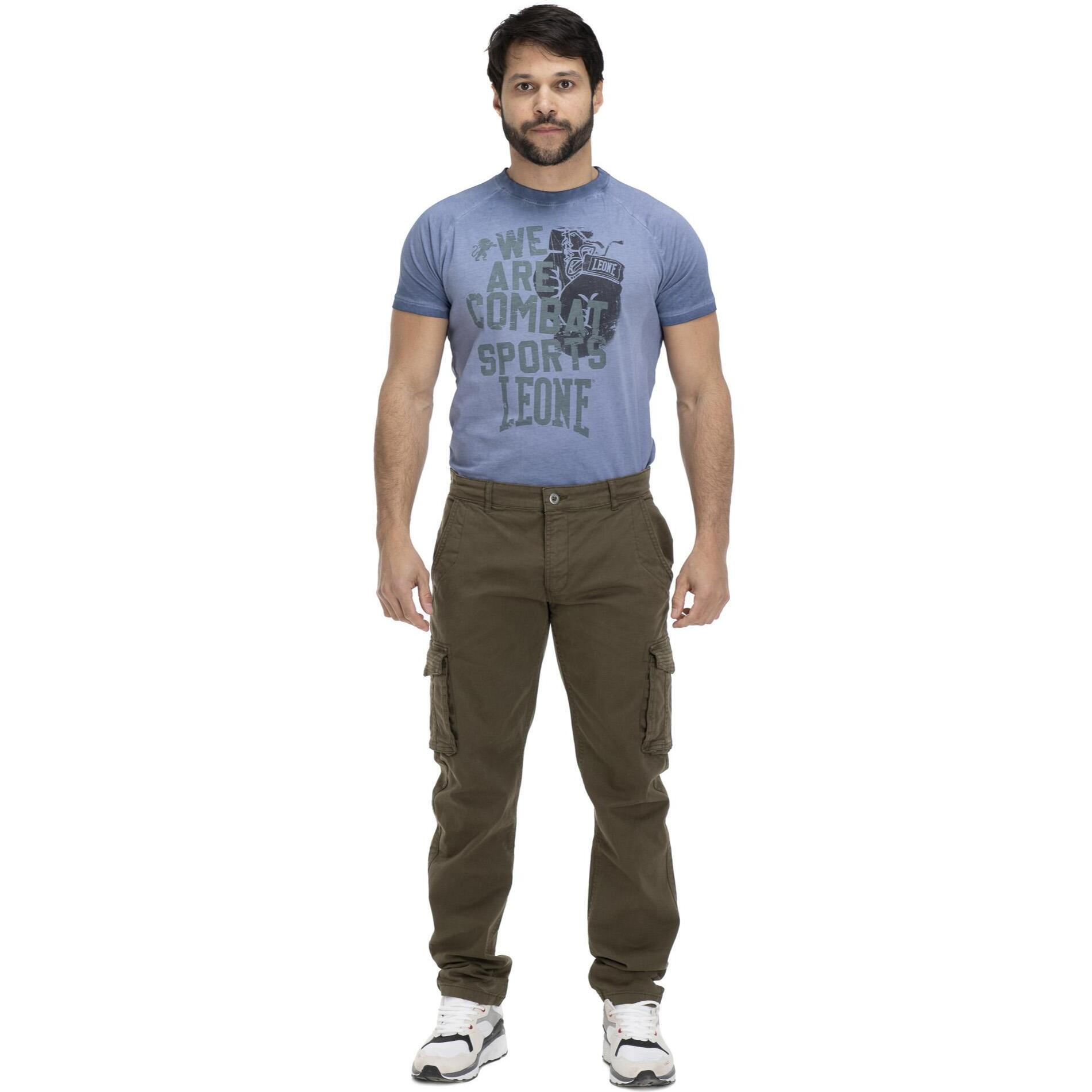 Pantalones cargo para hombre con bolsillos, ideales para el trabajo y el ocio.
