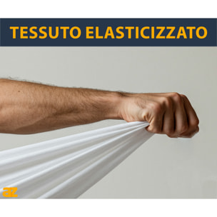 T-Shirt Uomo Pyrex Cotone Bielastico Art. PG30 Conf. 2 pz Girocollo Ass (1 Bianco + 1 Blu)