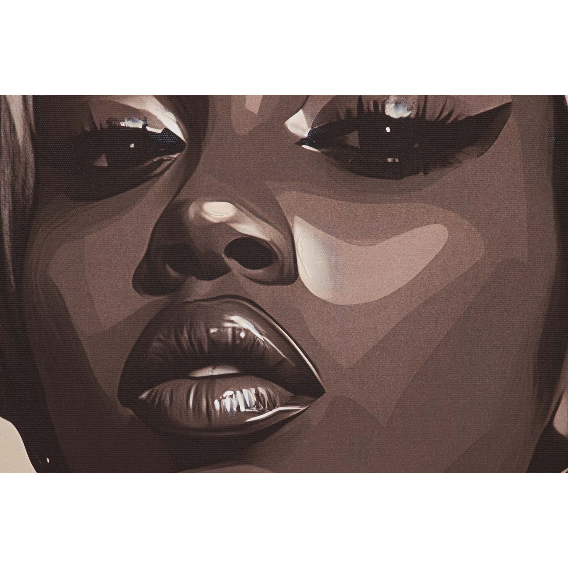 Cuadro Mujer 50% Pintado A Mano 83x4x123 Cm