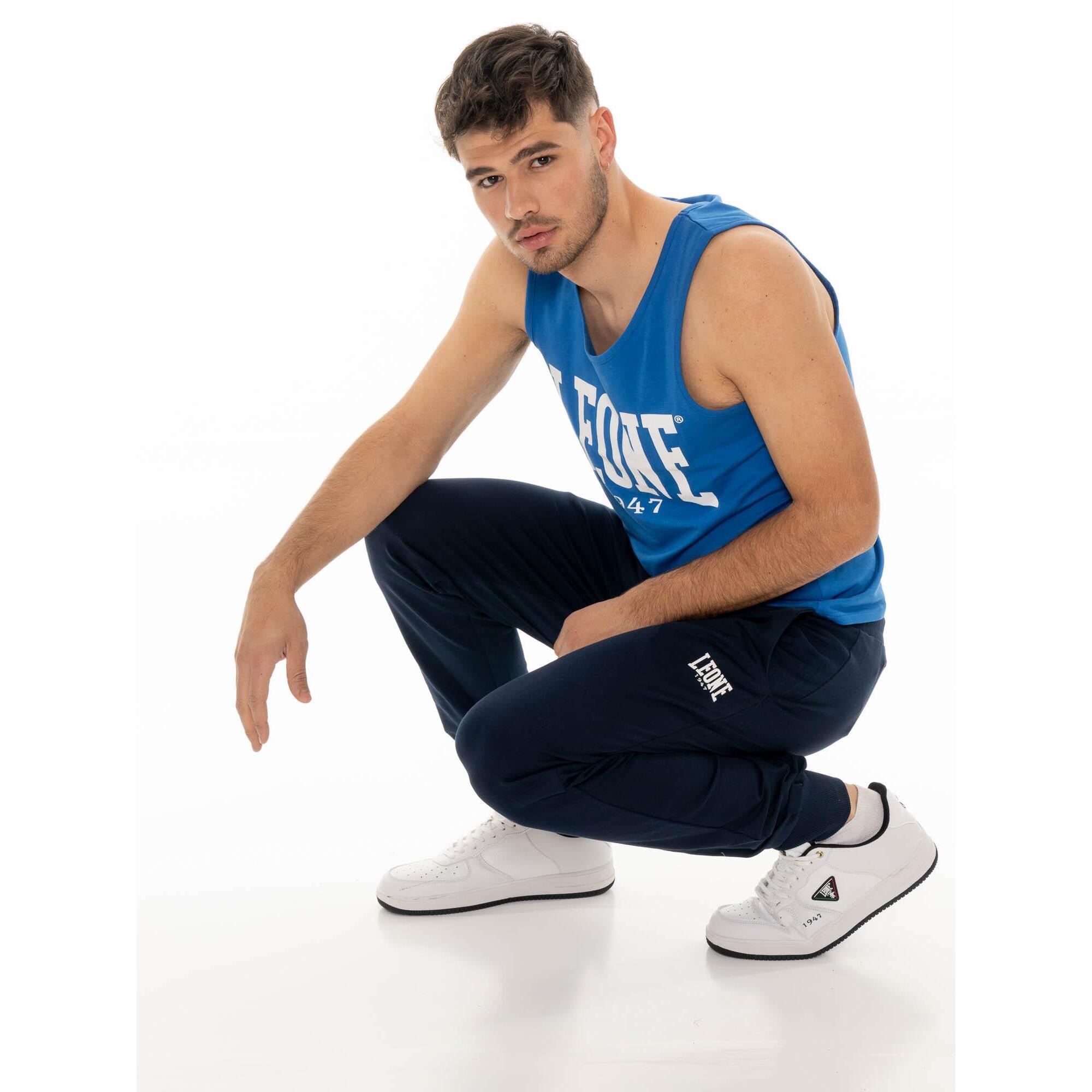 Pantalón deportivo de hombre Leone Basic con puños