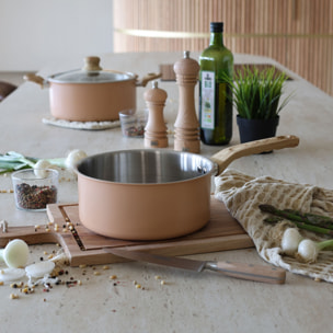 Lot de 3 casseroles en acier inoxydable - tous feux EASYNOX