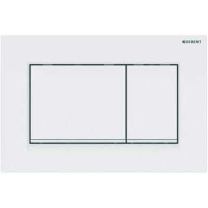 Pack WC Bati-support Geberit + Cuvette Swiss Aqua Technologies sans bride + Plaque (GebSATrimless-K)