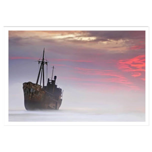 Affiche Bateau naufrage fantôme Affiche seule