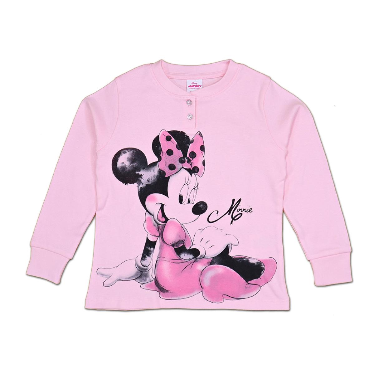 Pigiama Lungo Minnie Rosa Autunno Inverno Lei Disney Rosa