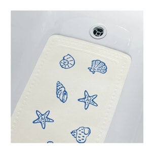 Spirella Tapis Fond de douche PVC CONCHA 55x55cm Coquillages