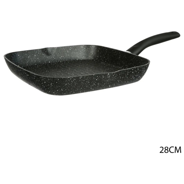 Grill aluminium forgé "Caractère" 28cm