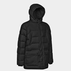 Abrigos Hombre de la marca GEOX  modelo M ELVER PARKA Black