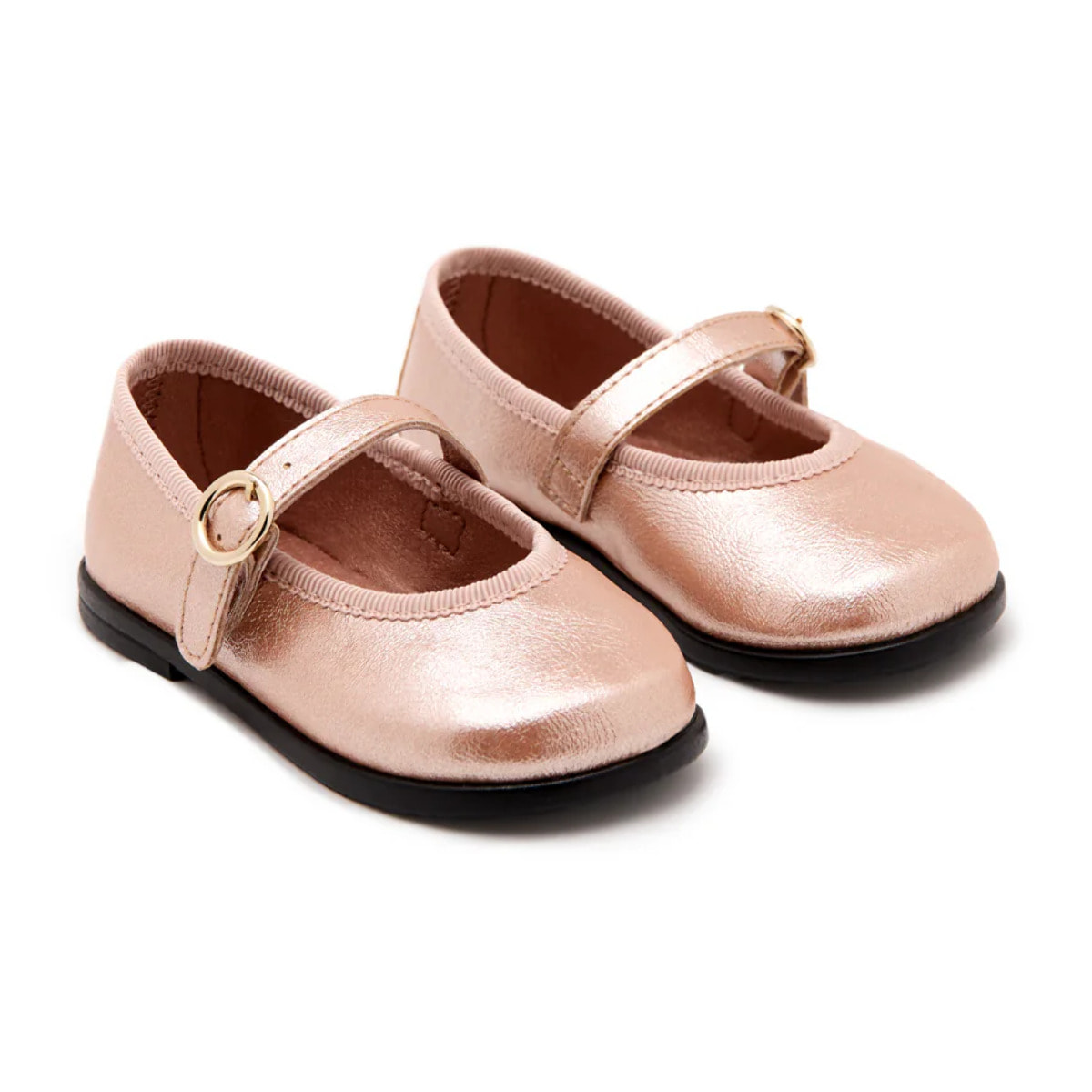 Bailarinas de Bebé Hebilla Meidei Rosa