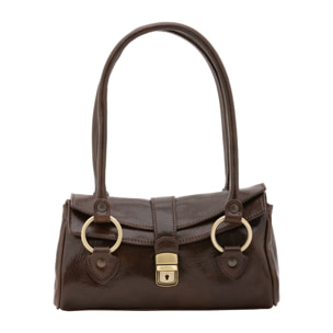 Borsa a mano da donna - Modello False - 100% pelle - 29.0 x 15.0 x 12.0 cm