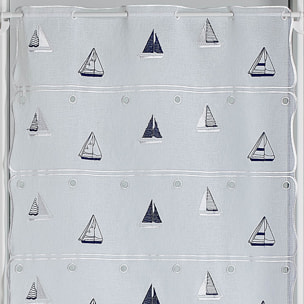 Modulable brodé de voiliers - Blanc